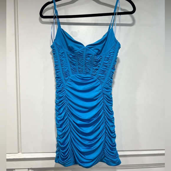 Corset-Style Mini Dress - Picture 8 of 12